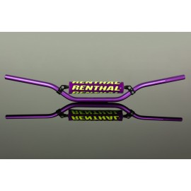 Renthal Lenker Aluminium Retro 90s Violett Enduro RC Hoch (Breite 814mm, Höhe 119mm) mit Lenkerrolle