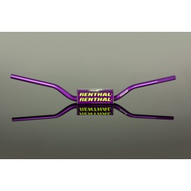 Renthal Fatbar Lenker Aluminium Retro 90s Violett Honda CRF Kawasaki KX KXF 28,6mm