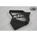 Kettenabdeckung Aluminium gefräst KTM 350/400/600/620 LC4 schwarz beschichtet ab 1991