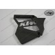 Kettenabdeckung Aluminium gefräst KTM 350/400/600/620 LC4 schwarz beschichtet ab 1991