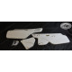 Side Panel Kit White for Honda XR 600 R 1986-1987, XR 250 R 1986-1995 and XR 350 R 1985