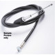 Clutch Cable BLACK Maico 250/490 Models 1982-1986