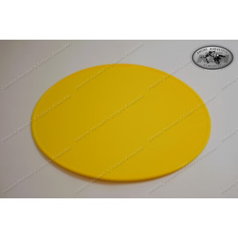 Preston Petty Number Plate Plastic oval Yellow Size 285x235mm