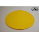 number plate oval yellow 265x215