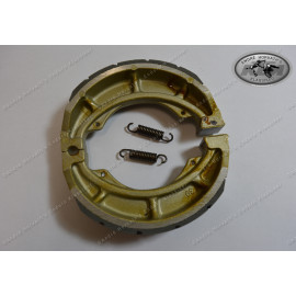 Bremsbackensatz 130x28mm hinten für Suzuki RM400 1978,  RM250 1976-78, 1984-86, RM 465/500 1981-84, und vorne 