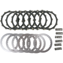 EBC Dirt Racer Clutch Kit Carbon for Honda CR 250 R 1994-2007 with friction plates, Steel Discs, clutch springs