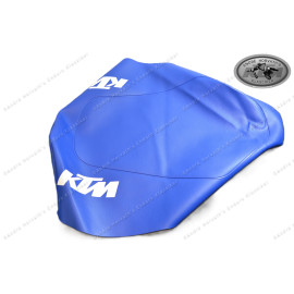 seat cover blue KTM 250/300/500 MX/GS model 1985