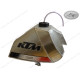 Gas Tank Aluminium New KTM 125/175/250/350/390/400/420 GS Twinshock Models 1979-1981 ca 10 Liter incl new fuel tap and fuel cap