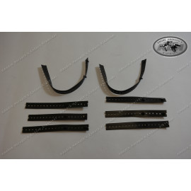 Kabelbandsatz  mit PVC Nagel, schwarz, Set mit 8 Stück