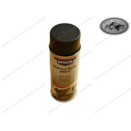 heat resistant exhaust paint black Presto through 800°C (400ml)