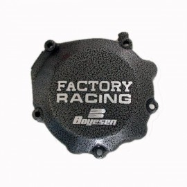Boyesen Factory Racing Ignition Cover Silver-Black for Yamaha YZ 250 1988-1998