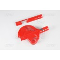 Brake Disc Guard / Fork Guard Kit for Honda XR 600 1985-1989 UFO RED