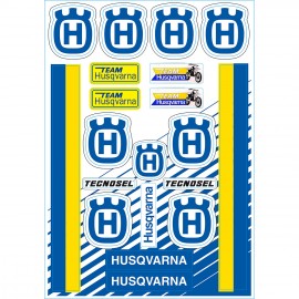 Tecnosel Vintage Husqvarna Aufkleber Satz