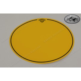 decal yellow for number plate Maico models with Maico logo