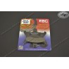 Brake Pads organic for Husqvarna 125/250/400 CR/WR 2-stroke models 1987-1991 and 350/510 TE 4-stroke models 1989-1990