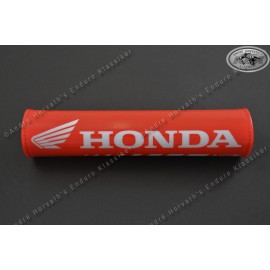 handlebar pad vintage Honda red/white glossy