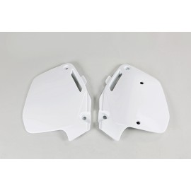 Seitendeckelsatz weiss für Honda CR 125 1991-1992, CR 250 1990-1991 und CR 500 1991-2001