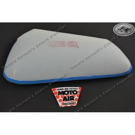 Moto Air Dual Stage airfilter for 2-stroke models 250/430/500 1985-1989 and 510 TE/TC 1989-1991