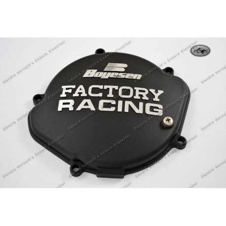 Boyesen Factory Racing Clutch Cover black Honda CR 125 1987-1999 including Gasket